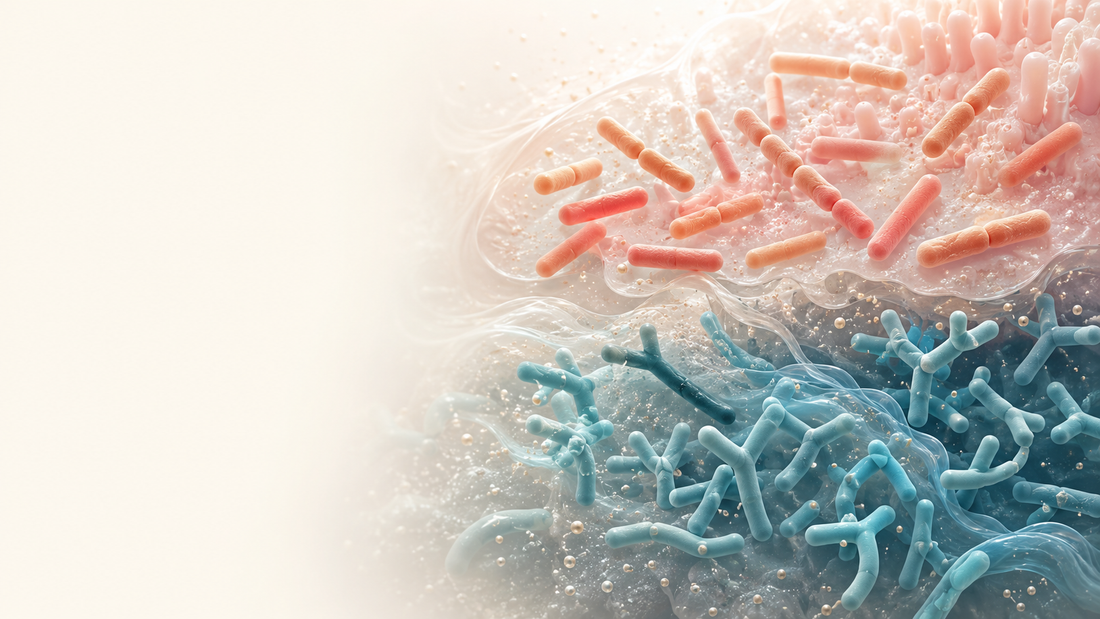Carpediem Journal article illustration comparing Lactobacillus and Bifidobacterium strains