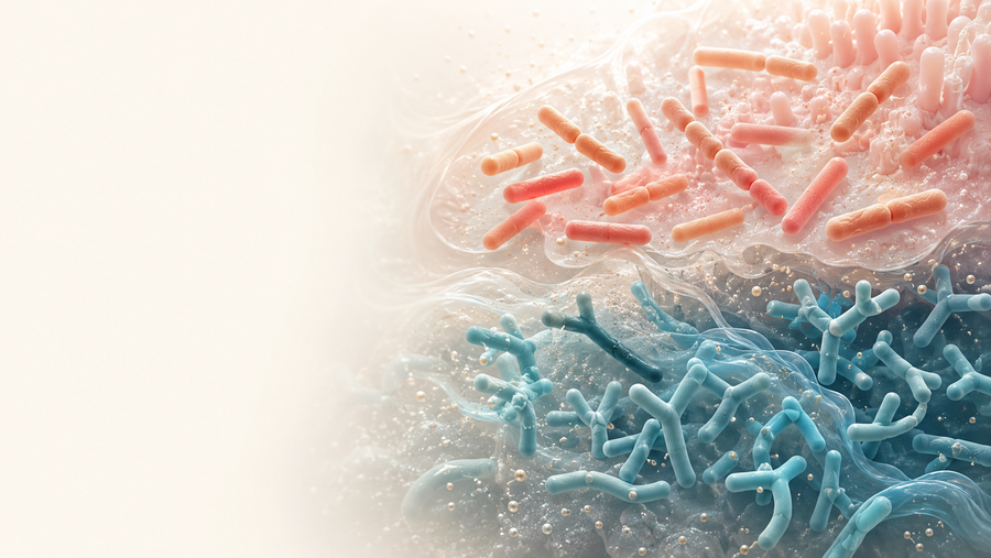 Carpediem Journal article illustration comparing Lactobacillus and Bifidobacterium strains