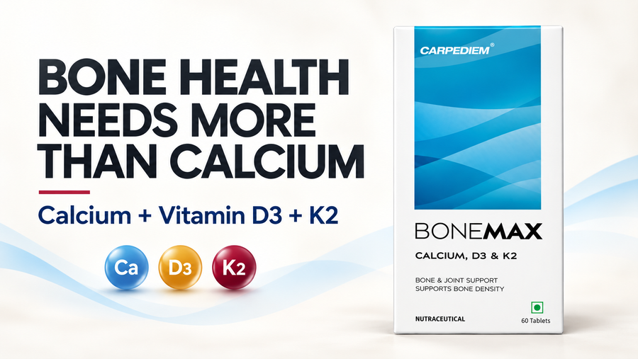 Calcium + Vitamin D3 + K2: Why Bone Health Needs More Than Calcium Alone