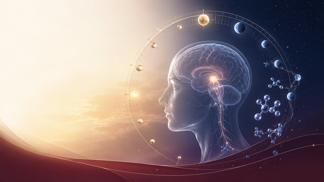 Carpediem Journal article illustration for melatonin and sleep timing