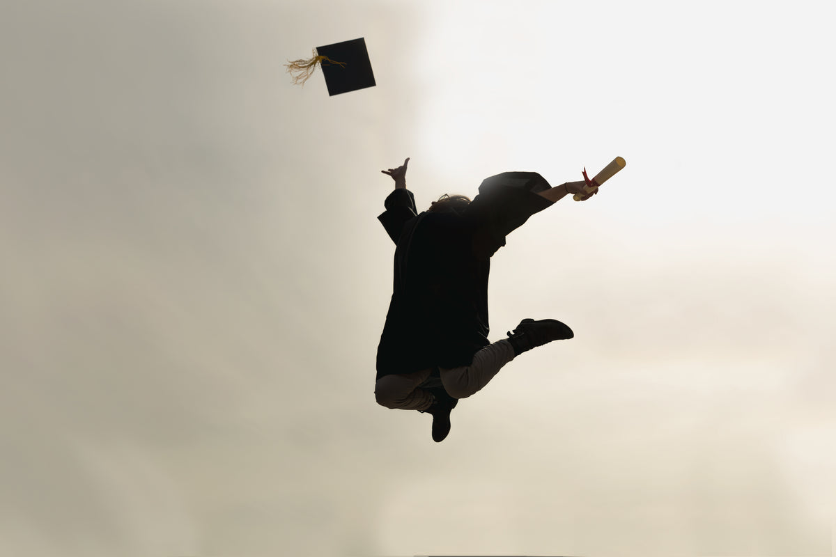 A person showing up for their goals