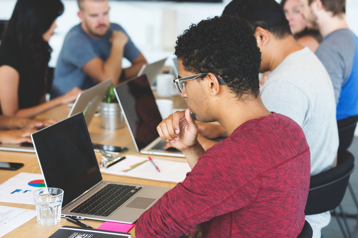 A person showing up for their goals